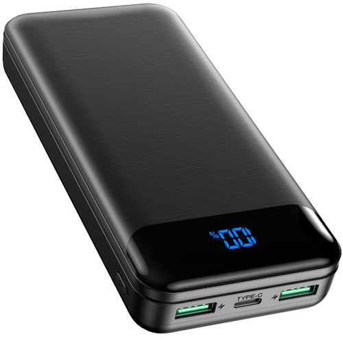 Enerwow Portable Charger-40000mAh Power Bank Fast Charging Battery Pack, PD30W & QC4.0 USB C Fast Charger with LED Display, Phone powerbank Compatible with iPhone 15/14/13/12/Pro/Pro Max