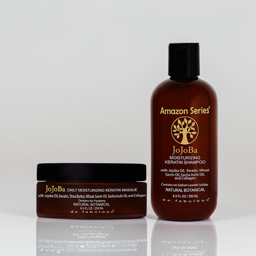 Amazon Series | Jojoba Moisturizing Keratin Shampoo and Masque Set | 8.5 fl oz | by De Fabulous Amazon Series | Jojoba Moisturizing Keratin Shampoo and Masque Set | 8.5 fl oz | by De Fabulous