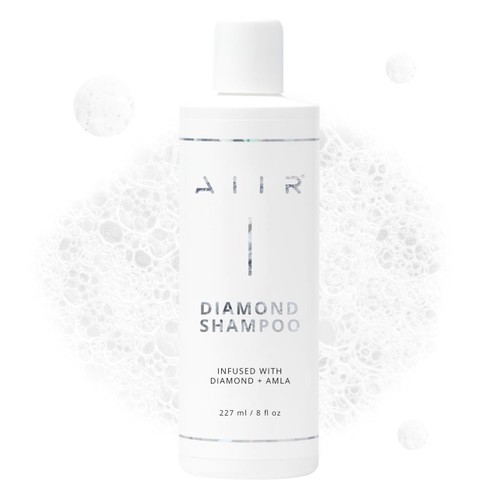 AIIR Diamond Shampoo - Fragrance Free Shampoo for Color Treated Hair, Sulfate Free Shampoo, Organic Shampoo - Cleansing and Moisturizing Color Safe Shampoo, Hair Repair - 8 oz