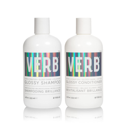 Verb Glossy Shampoo & Conditioner Duo, 12 fl oz