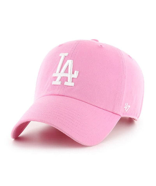 '47 MLB Los Angeles Dodgers Brand Clean Up Adjustable Cap, One Size, Rose '47 MLB Los Angeles Dodgers Brand Clean Up Adjustable Cap, One Size, Rose