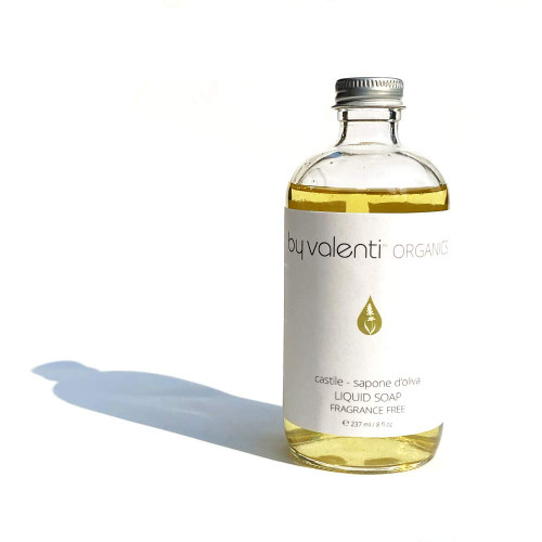 By Valenti Organics Authentic Pure Castile Liquid Soap - Liquid Olive Oil Soap - Made with 100% Certified Organic Extra Virgin Olive Oil