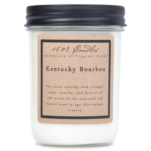 1803 Candles - 14 oz. Jar Soy Candles - Kentucky Bourbon 1803 Candles - 14 oz. Jar Soy Candles - Kentucky Bourbon