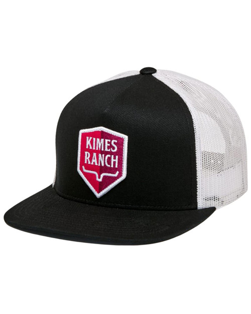 Kimes Ranch Caps Jack Trucker Snapback Hat/Black