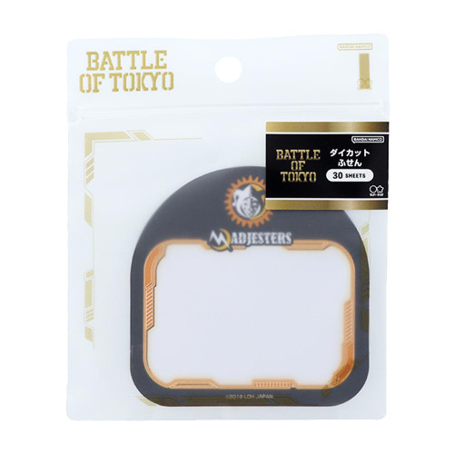 Sunstar Stationery Battle of Tokyo Sticky Notes, Die Cut, MAD Jesters S2839890
