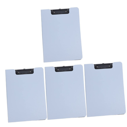 Operitacx 4pcs Clipboard Clip Nursing Student Essentials Nursing Clipboard Foldable Small Clipboards Foldable Clipboard Nursing Clear Clipboard Nurse Clipboard Portable File Folder Metal A4