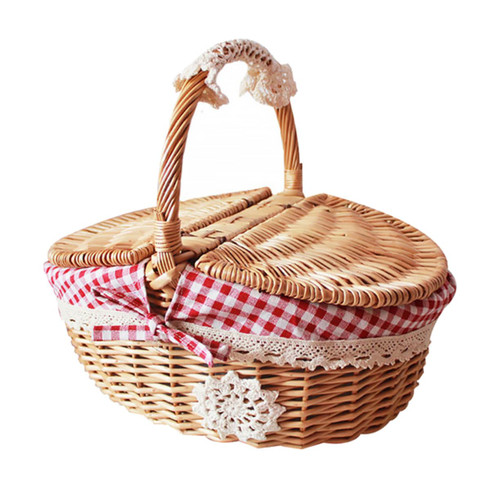 YARNOW 1pc Outdoor Picnic Basket Woven Wicker Basket Candy Pantry Storage Baskets Storage Baskets with Lids Wicker Storage Basket with Lid Snack Serving Basket Rattan Wooden Shopping YARNOW 1pc Outdoor Picnic Basket Woven Wicker Basket Candy Pantry Storage Baskets Storage Baskets with Lids Wicker Storage Basket with Lid Snack Serving Basket Rattan Wooden Shopping