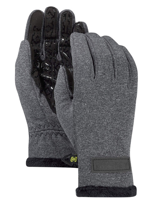 Burton Womens Sapphire Glove, True Black Heather, Small