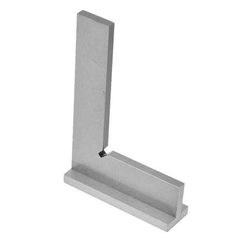 Angle Ruler Seat, Measuring Tool, High Hardness Professional Hardened Stainless Steel for Precise Layout Measurement Work(200x130mm)