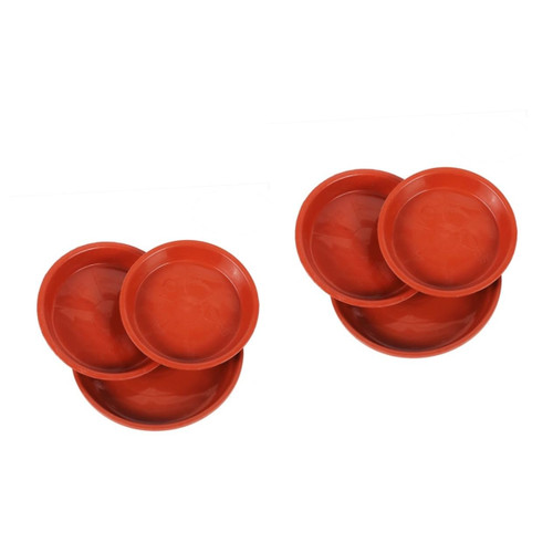 Yardwe 20 Pcs Plant Plate Dish Plant Pot Saucer Trays Plant Pot Saucers Drip Trays Outdoor Plants Garden Saucers Flower Pots Tray Succulent Plants Pots Round Flowerpot