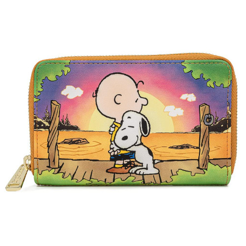 Loungefly Peanuts Sunset Ziparound Wallet