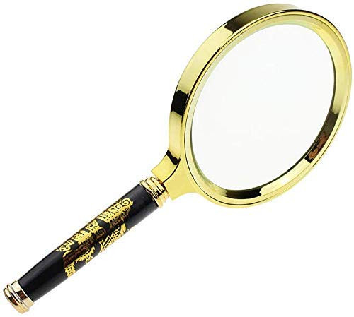 RALIRA Loupe Handheld Magnifying Glass 10times 70 80 90mm Diameter Reading Map Newspaper Magnifier RALIRA Loupe Handheld Magnifying Glass 10times 70 80 90mm Diameter Reading Map Newspaper Magnifier