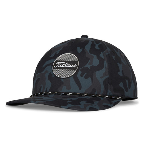 Titleist Standard Junior Boardwalk Rope Golf Hat, Black Camo