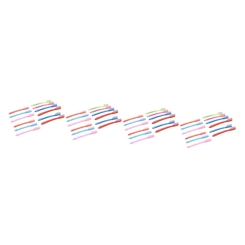 NIYANGLE 48 Pcs Hard Bristles Toothbrush Tooth Brushes Adults Travel Toothbrush Camping Toothbrush Firm Toothbrushes for Adults Eco Friendly Toothbrush Floss Stick Big Head Pregnant Woman