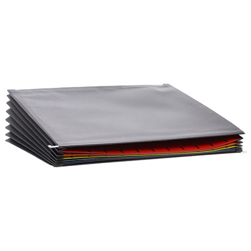 VILLCASE 3pcs Colorful Folder Plastic Folder Expandable File Folder Manilla File folders Accordian File folders Expanding File Organiser Accordion File documents Organizer Paper File Folder