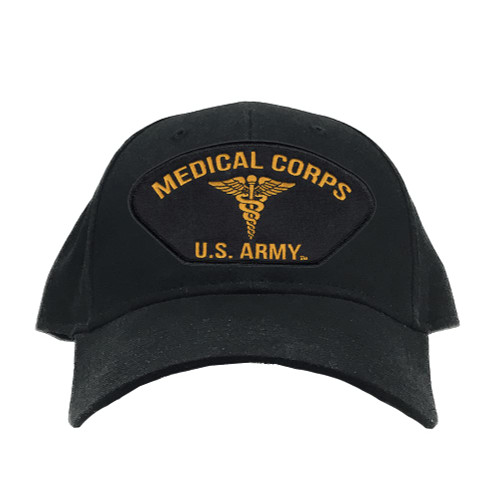 Military Productions US Army Medical Corps Hat - Officially Licensed Black Baseball Cap Military Productions US Army Medical Corps Hat - Officially Licensed Black Baseball Cap