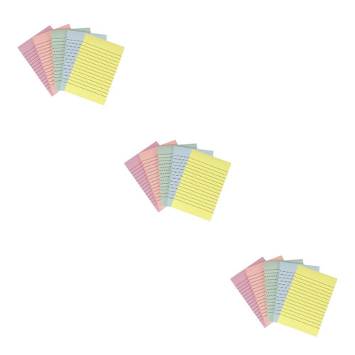 Lurrose 15 Pcs Small Planning Note Memo Note Stickers Planning Notepad Sticky Small Notes Office Stickers Writing Pads Lined Notepads for Work Paper Notes Stickers Computer Tablet Student