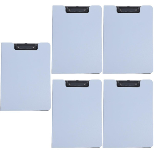 NOLITOY 5pcs Clipboard Clip Nursing Clipboard Writing Clipboard Foldable Clipboard Nursing Essentials for Nurses Plastic Clipboard Clear Clipboard A4 Meeting Folder Office Paper Pp
