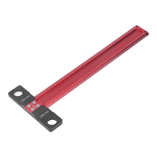 Woodworking T Square Ruler Aluminum Alloy Scriber T Square Ruler Measuring Marking Tool