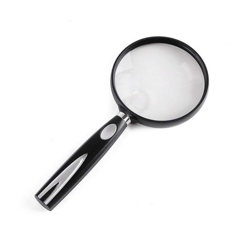 KNOXC Magnifiers,Handheld Magnifier Glasses Old Man Reading Hd Gift 6X Magnifying Glass for Read Books Newspaper Maps Needlework Solderepair
