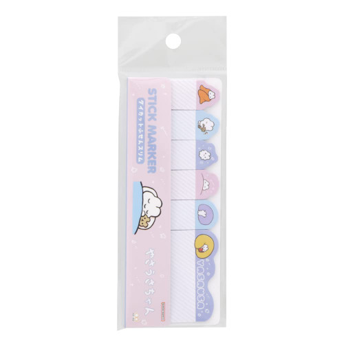 Sun-Star Stationery S2837340 Yasaba-chan Sticky Notes, Die Cut, Slim, Onemu