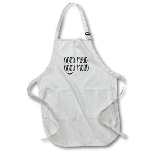 3dRose Rosette - Sweet Foods - Good Food And Good Mood - Aprons (apr-370338-2) 3dRose Rosette - Sweet Foods - Good Food And Good Mood - Aprons (apr-370338-2)