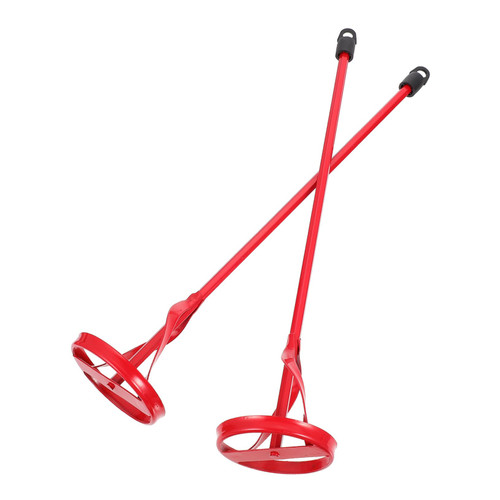 Mikikit 4 Pcs Paint Shaker Mixing Paddle Concrete Trowel Stirring Stick Drill Mixer Paint Mixer Parts Mixing Drill Bit Mortar Mixer Paint Mixing Stick Plasterboard High-carbon Steel Heavy