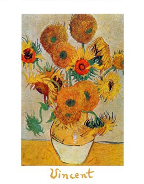 Buyartforless Sunflowers by Vincent Van Gogh 20x16 Art Print Poster