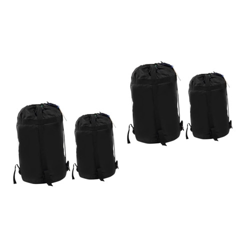 Kisangel 4 pcs Bag for Adults Camping Sleeping Bags Nylon Bag Sleeping Bag for Camping Bag for Hiking Backpack Organizer Insert Backpack Organizer Pouch to Sleep Outdoor Bag Travel