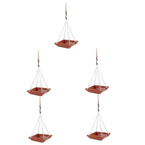 5pcs Hummingbird Feeder Hanging Food Tray Feeder Tray for Bird Feeders Platform Bird Feeder Bird Feeding Tray Outdoor Bird Feeder Tool Tray Parrot Feeder Water Dispenser Abs Birds 5pcs Hummingbird Feeder Hanging Food Tray Feeder Tray for Bird Feeders Platform Bird Feeder Bird Feeding Tray Outdoor Bird Feeder Tool Tray Parrot Feeder Water Dispenser Abs Birds