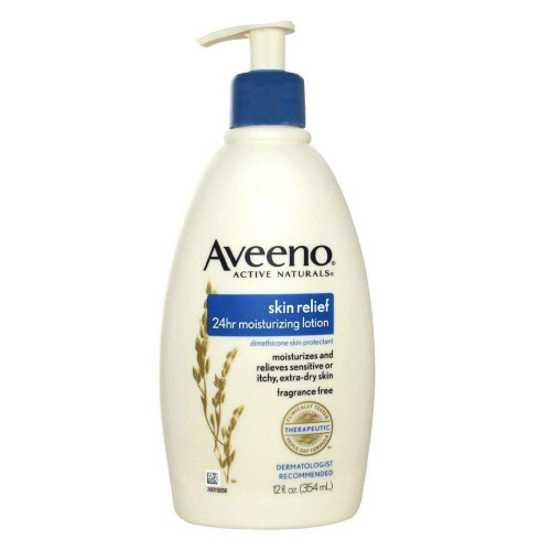 Aveeno Active Naturals Skin Relief Moisturizing Lotion, 12-Ounce Pump Bottles (Pack of 3) Aveeno Active Naturals Skin Relief Moisturizing Lotion, 12-Ounce Pump Bottles (Pack of 3)