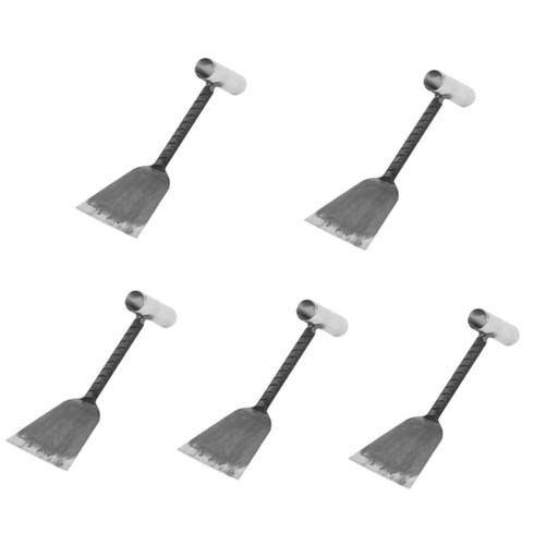 BESTOYARD 5pcs Hand Cultivator Shovel for Weeding Mini Handle Shovel Small Shovel Garden Hand Shovel Transplanting Shovels Potting Shovel Portable Iron Dig Wild Vegetables Digging Shovel
