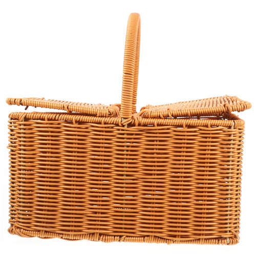 VINTORKY Picnic Basket Hamper Baskets Groceries Picnic Storage Basket Fruit Storage Basket Wear-Resistant Grocery Basket Delicate Fruit Basket Woven Basket Rattan Shopping Accessories Straw VINTORKY Picnic Basket Hamper Baskets Groceries Picnic Storage Basket Fruit Storage Basket Wear-Resistant Grocery Basket Delicate Fruit Basket Woven Basket Rattan Shopping Accessories Straw