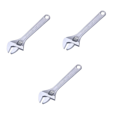 Angoily 3pcs Adjustable Wrench Spanner Wrench Multi-function Wrench Adjustable Spanner Tools for Reparing Manual