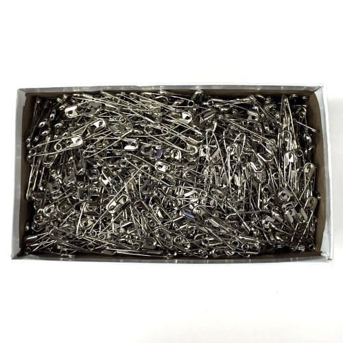 Safety Pins, 10 Gross (1,440 Pins), 2" Size #3 Closed Safety Pins