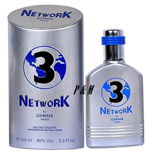 Lomani NETWORK 3 COLOGNE FOR MEN 3.3 OZ / 100 ML EAU DE TOILETTE SPRAY