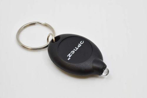 Opticz Oval UV Torch LED Keychain Flashlight UltraViolet Blacklight (50, Black)