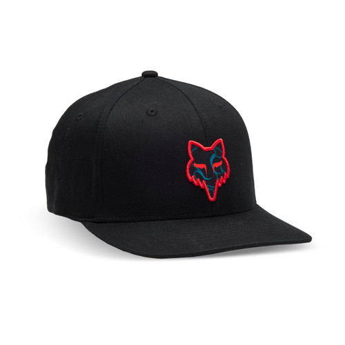 Fox Racing Men's Standard Withered Flexfit HAT, Black, Small
