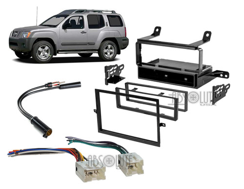 Absolute USA ABS99-7581 Fits Nissan Xterra 2005-2008 Multi DIN Stereo Harness Radio Install Dash Kit Package