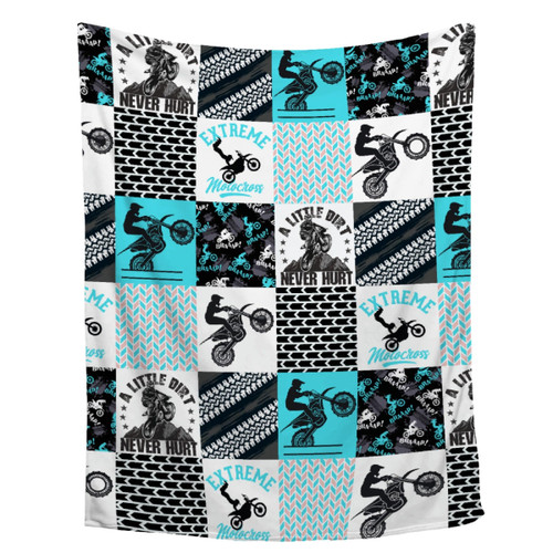 ZHONGKUI Dirt Bikes Blanket,Gift for Motocross Rider,Extreme Sports Flannel Blanket for Boys Kids Teens,Motorcycle Fuzzy Blanket Plush Blankets for Couch,Bed,Camping,40"x50"-Throw Size for Kids ZHONGKUI Dirt Bikes Blanket,Gift for Motocross Rider,Extreme Sports Flannel Blanket for Boys Kids Teens,Motorcycle Fuzzy Blanket Plush Blankets for Couch,Bed,Camping,40"x50"-Throw Size for Kids