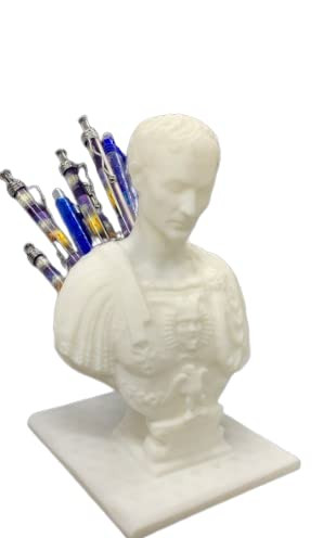 Julius Caesar Pen Holder - White
