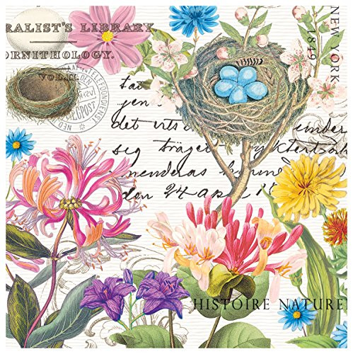 Michel Design Works 20-Count 3-Ply Paper Luncheon Napkins, Honeysuckle