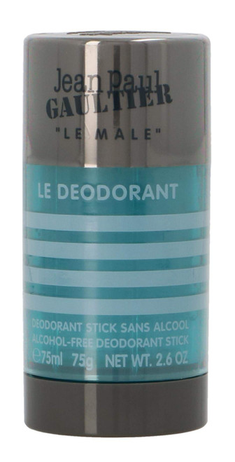 Jean Paul Gaultier Le Male Alcohol Free Deodorant Stick for Men, 2.6 Ounce, Multicolor