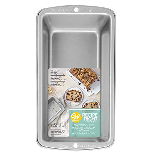 Wilton Recipe Right Medium Bread Loaf Baking Pan - 8 1/2" x 4 1/2" Wilton Recipe Right Medium Bread Loaf Baking Pan - 8 1/2" x 4 1/2"