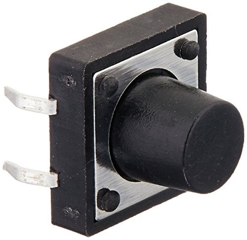 Uxcell PCB Momentary Push Type Tactile Switch, 12 x 12 x 9mm