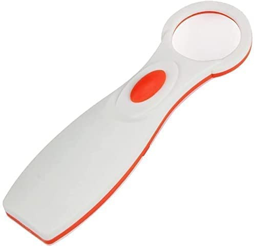 Magnifiers Magnifying Glass, 10X Handheld Child Elderly Reading Magnifier Portable Optical Lens Loupe Low Vision Books Map Interesting