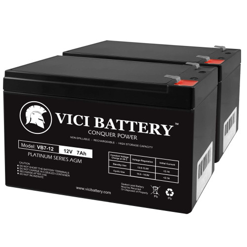 VICI Battery 12V 7AH 2 Pack SLA Battery Replacement for LiftMaster LA400 Brand Product