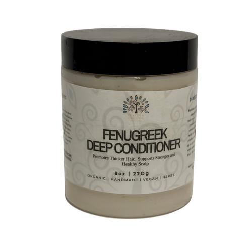 Fenugreek Infudsed Amla Deep Conditioner For Dry Hair, Thinning Hair, Hair Moisturizer, Hydrate, Deep Conditioner, 8 oz