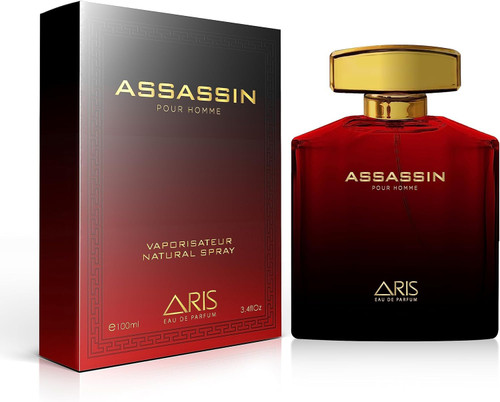 ARIS Assassin Eau de Parfum Spray Intense Men's Perfumes | Cologne for Men | Perfume for Men | Musk and Wood Fragrance | Long-lasting Perfume for Men | Ideal Gift | 100ml