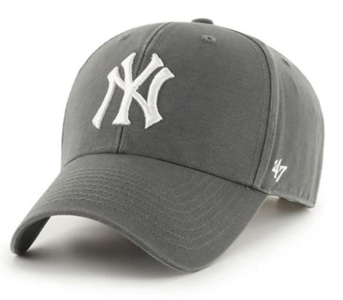 '47 New York Yankees Charcoal Gray Legend MVP Adjustable Hat, Adult One Size Fits All '47 New York Yankees Charcoal Gray Legend MVP Adjustable Hat, Adult One Size Fits All